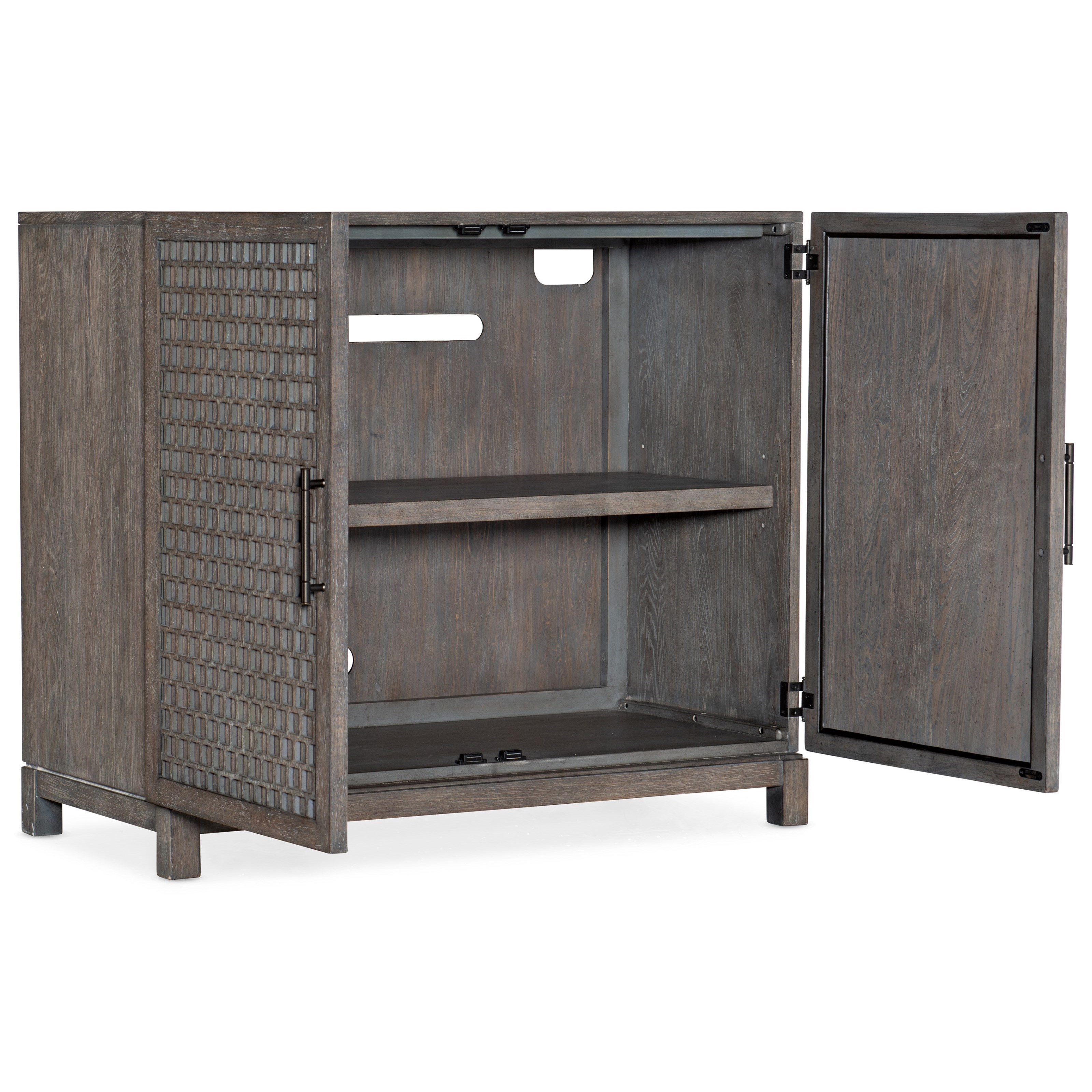 Hooker Furniture Living Room Accents 58398500195 Gray TwoDoor Accent